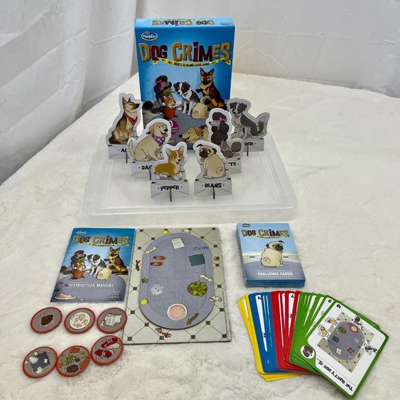Dog Crimes Who's To Blame Logic Game 2019 Thinkfun 100% Complete - Picture 1 of 7